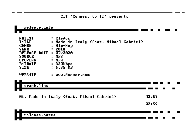 Cledos Made In Italy Feat Mikael Gabriel Single Web Fi 2018