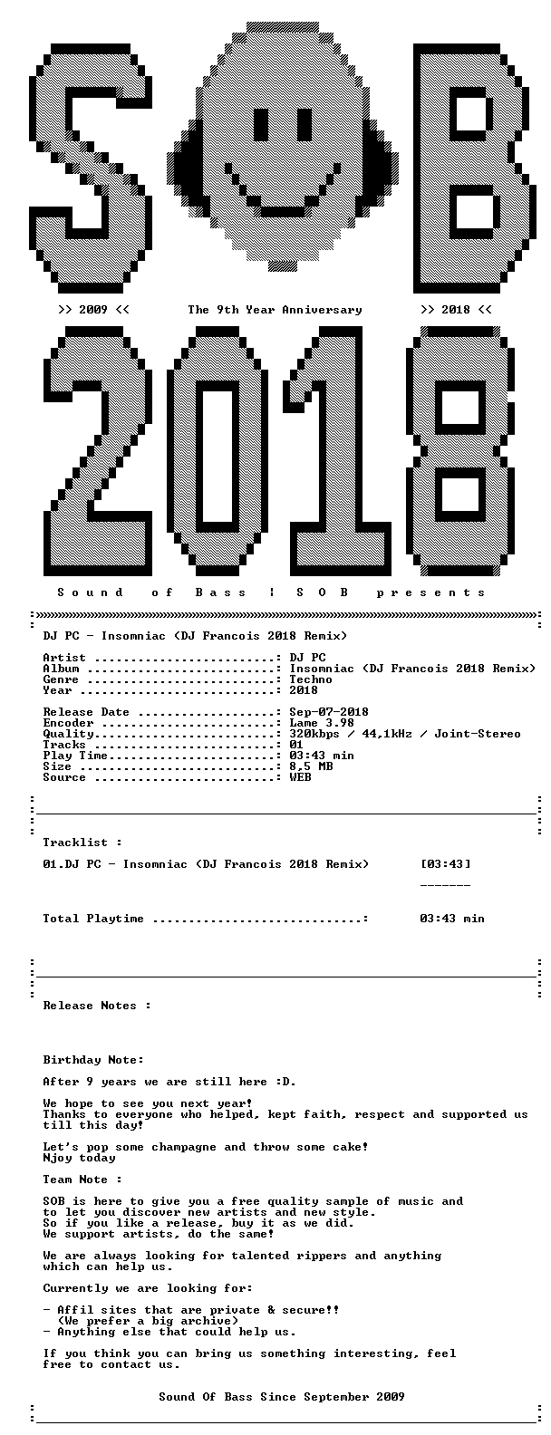 Dj Pc Insomniac Dj Francois 2018 Remix Web 2018 Sob Int Scnlog Me
