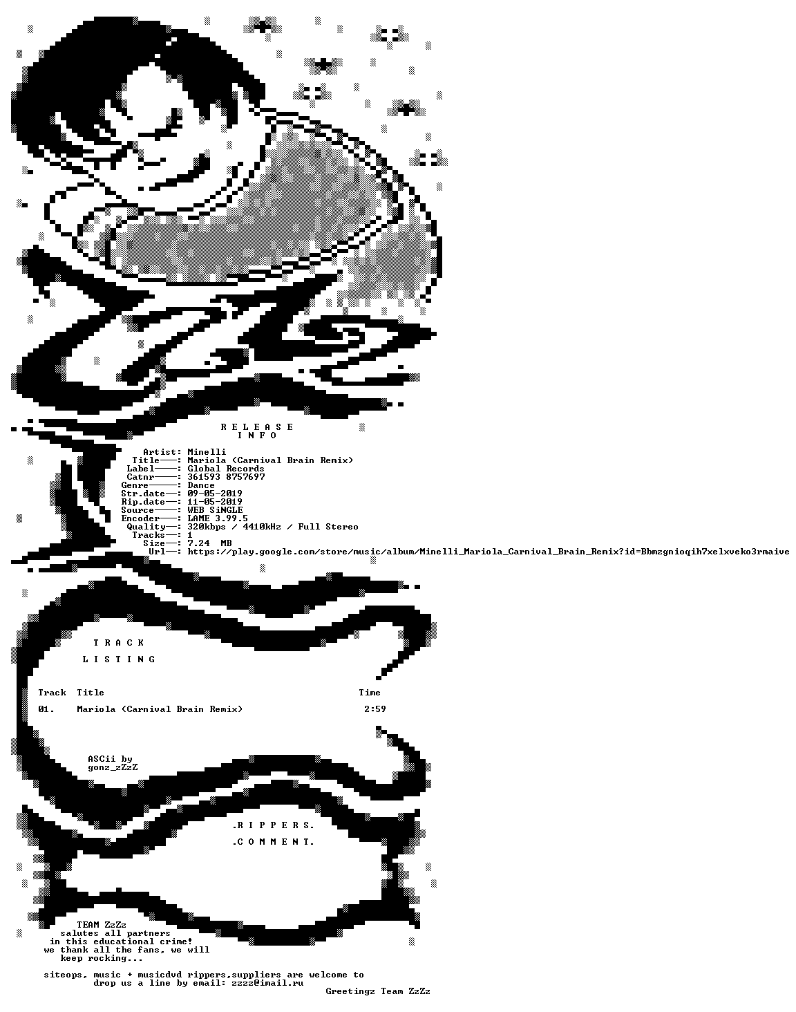 Minelli Mariola Carnival Brain Remix 361593 8757697 Single Web 2019 Zzzz Scnlog Me