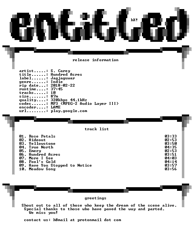 S Carey Hundred Acres Web 18 Entitled Scnlog Me